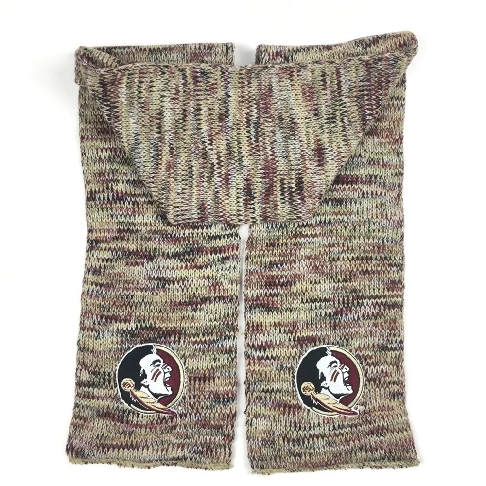 FSU Scarf & 2 Pair Gloves Seminoles Florida State College Football Game Day Gear